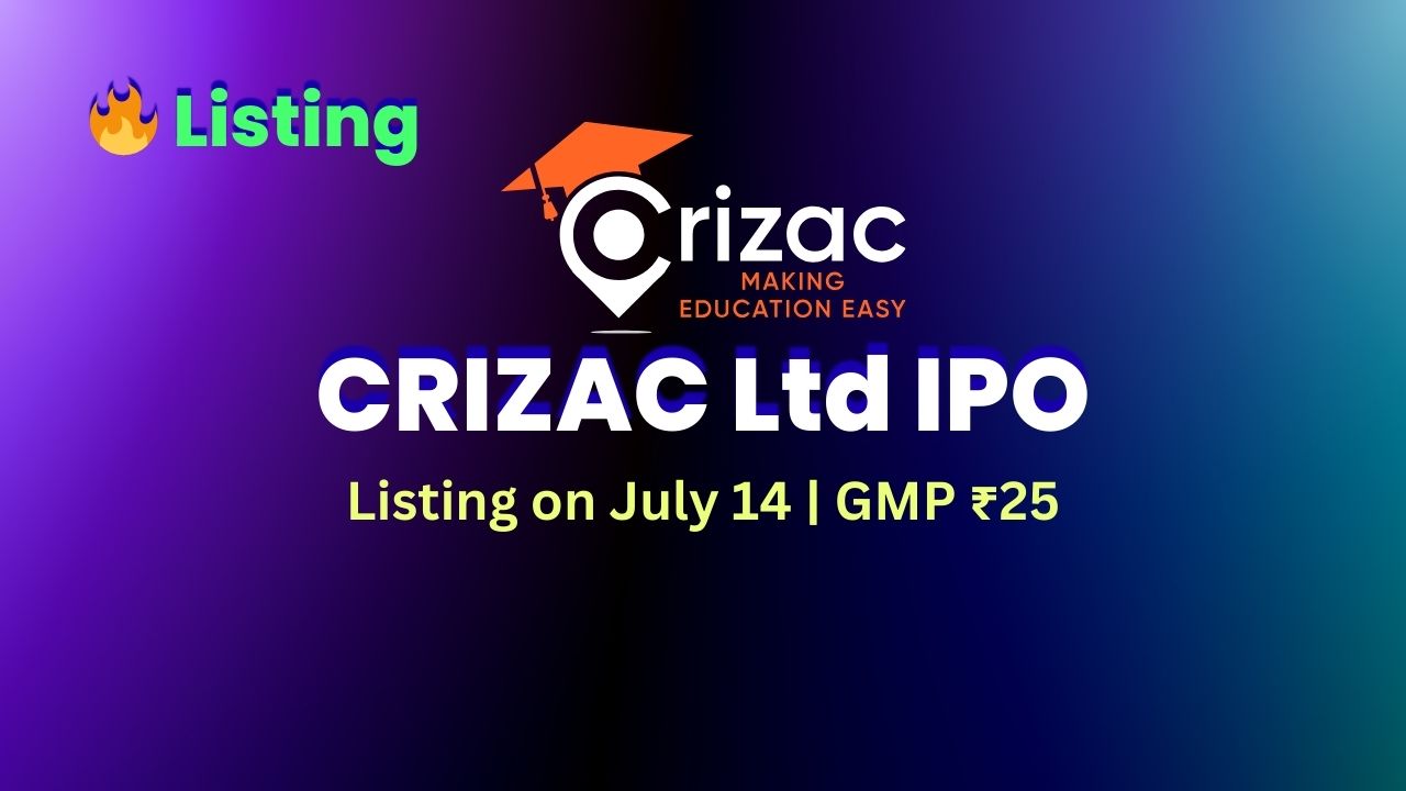 Crizac Ltd IPO 2025: Dates, Price Band, Allotment & Listing Review
